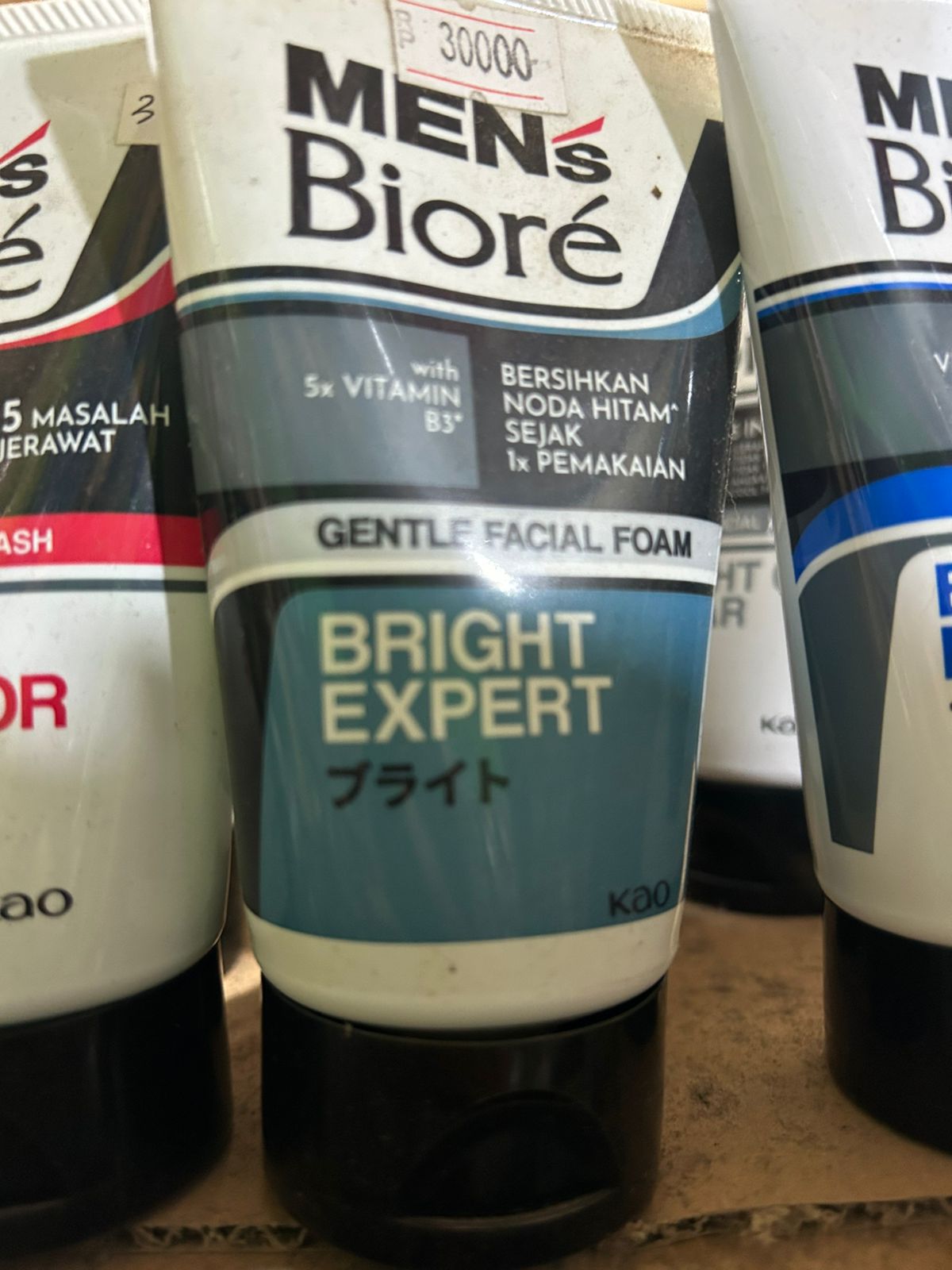 MENS BIORE FACIAL FOAM BRIGHT EXPERT 100ML